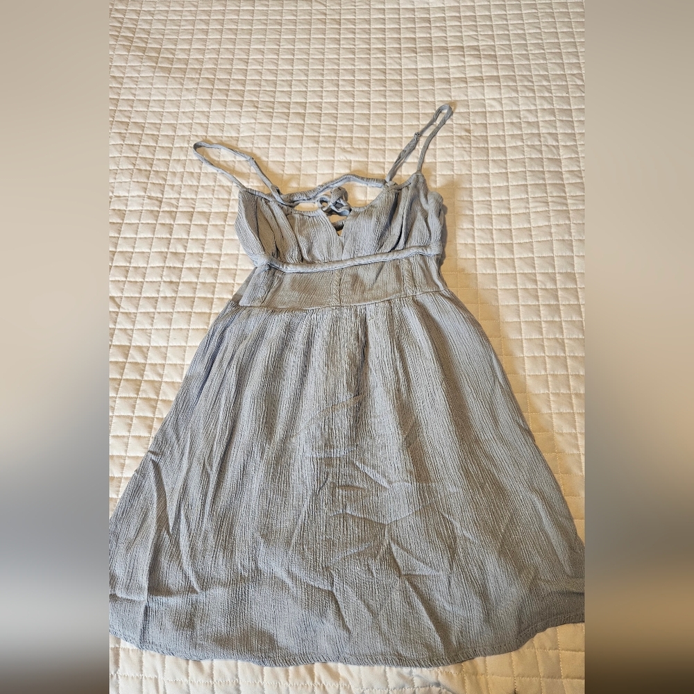 Garage Gray Strappy Summer Dress